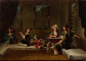 Vrouwen borduren